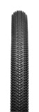 Hutchinson Touareg FR Gravel Tire 700x40 with tan wall, tubeless-ready, durable mountain bike component, side view