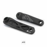 Praxis Works eCrank set for Bosch Performance Line e-bike, HD alloy crank arms with ISIS fit and component details.