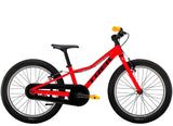 Trek Precaliber 20 kids' mountain bike with integrated handlebar for trail riding, featuring sturdy frame and colorful design.