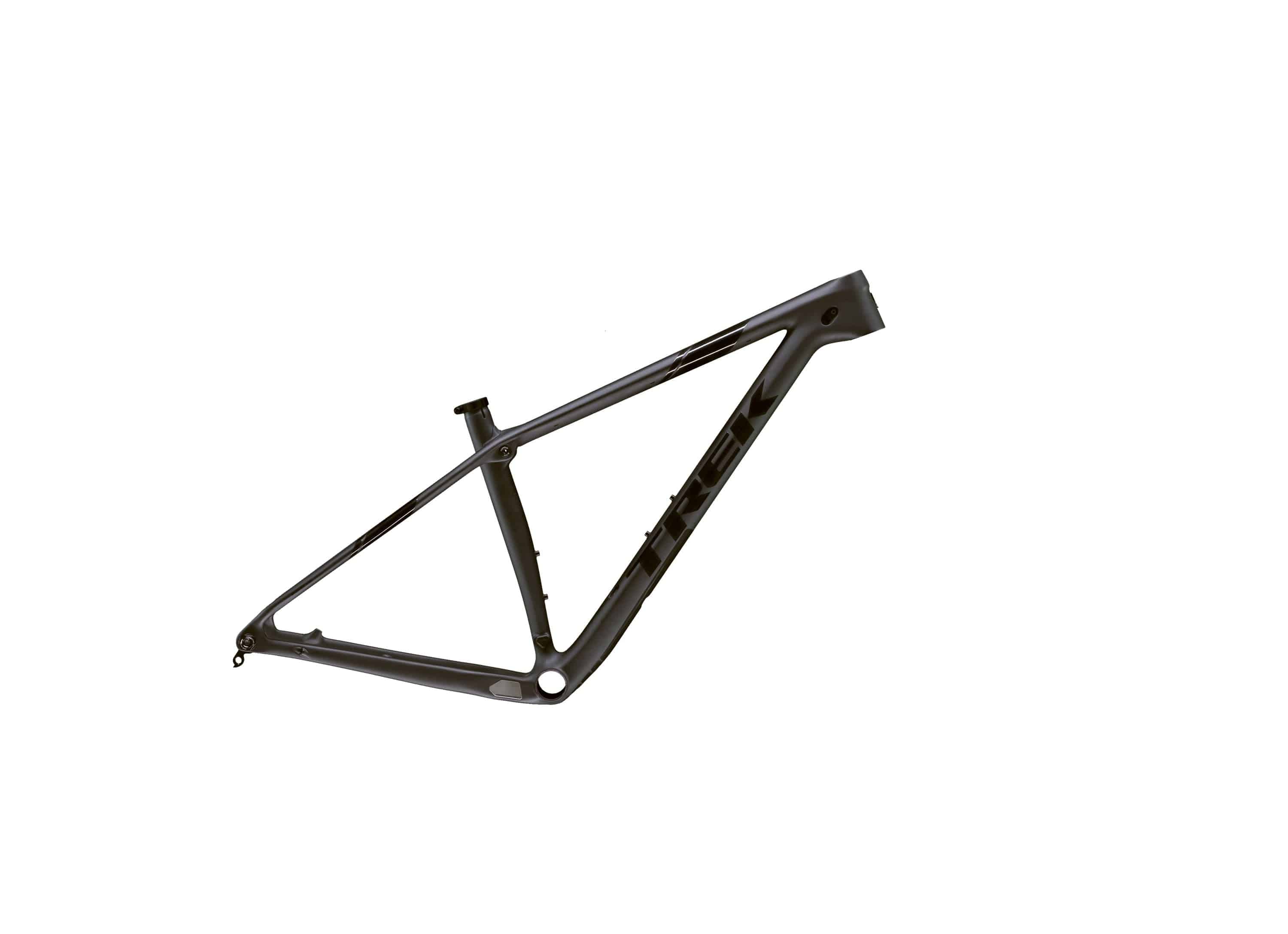 Trek Procaliber SL MTB frameset with IsoSpeed suspension and Control Freak cable management system, black and silver finish