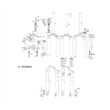 RockShox Spare - Front Suspension Service Service Kit 08-15 SIDA (80/100mm Chassis Only)