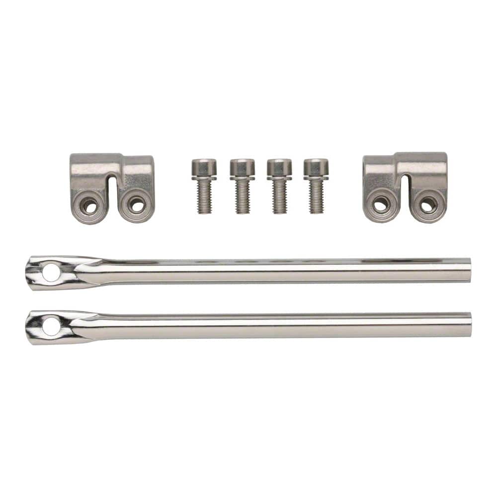 Surly Nice Rack mount kits for durable bike rack installation, showing the sturdy metal parts and mounting hardware.