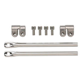 Surly Nice Rack mount kits for durable bike rack installation, showing the sturdy metal parts and mounting hardware.
