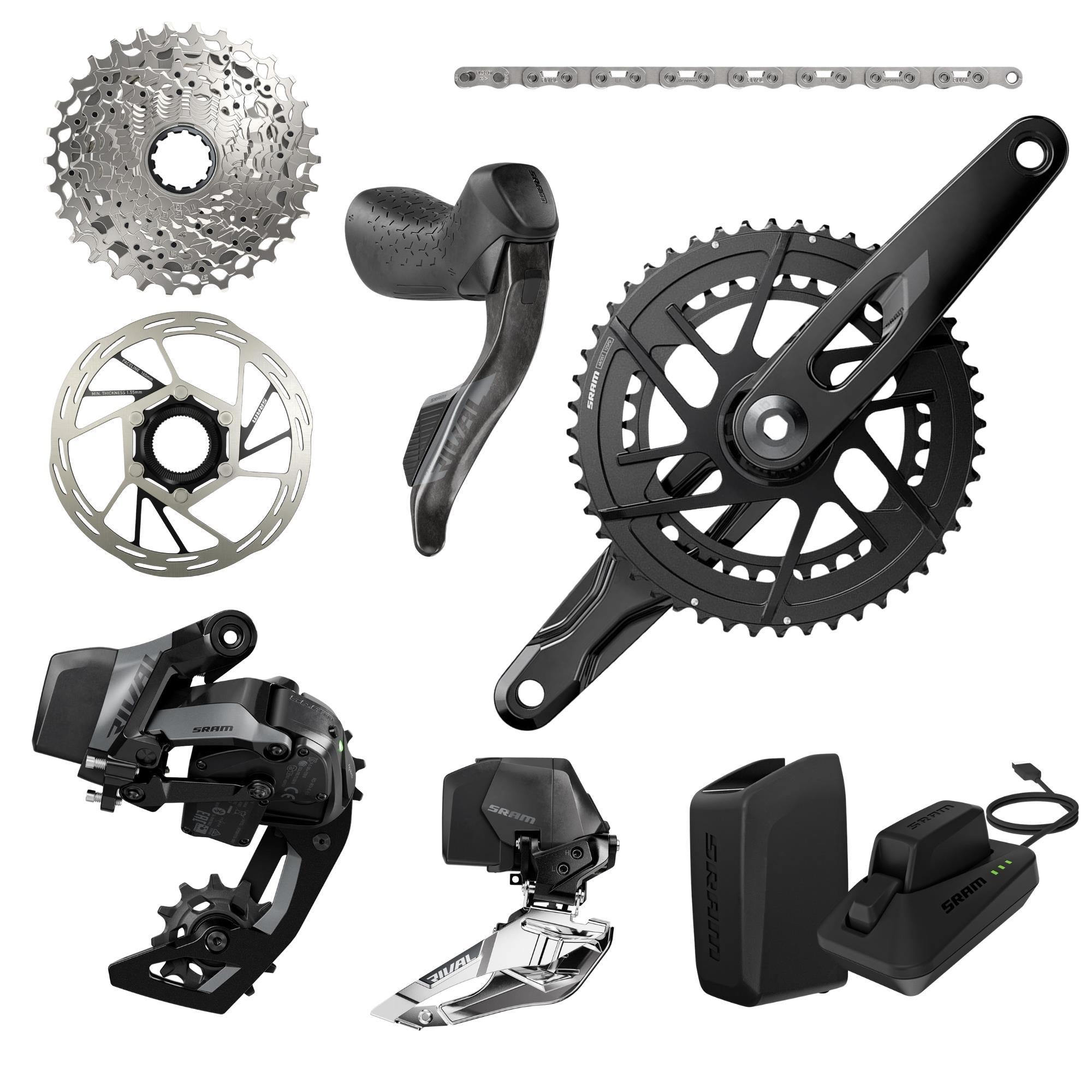 SRAM Rival AXS E1 2X Groupset Direct Mount 4835T