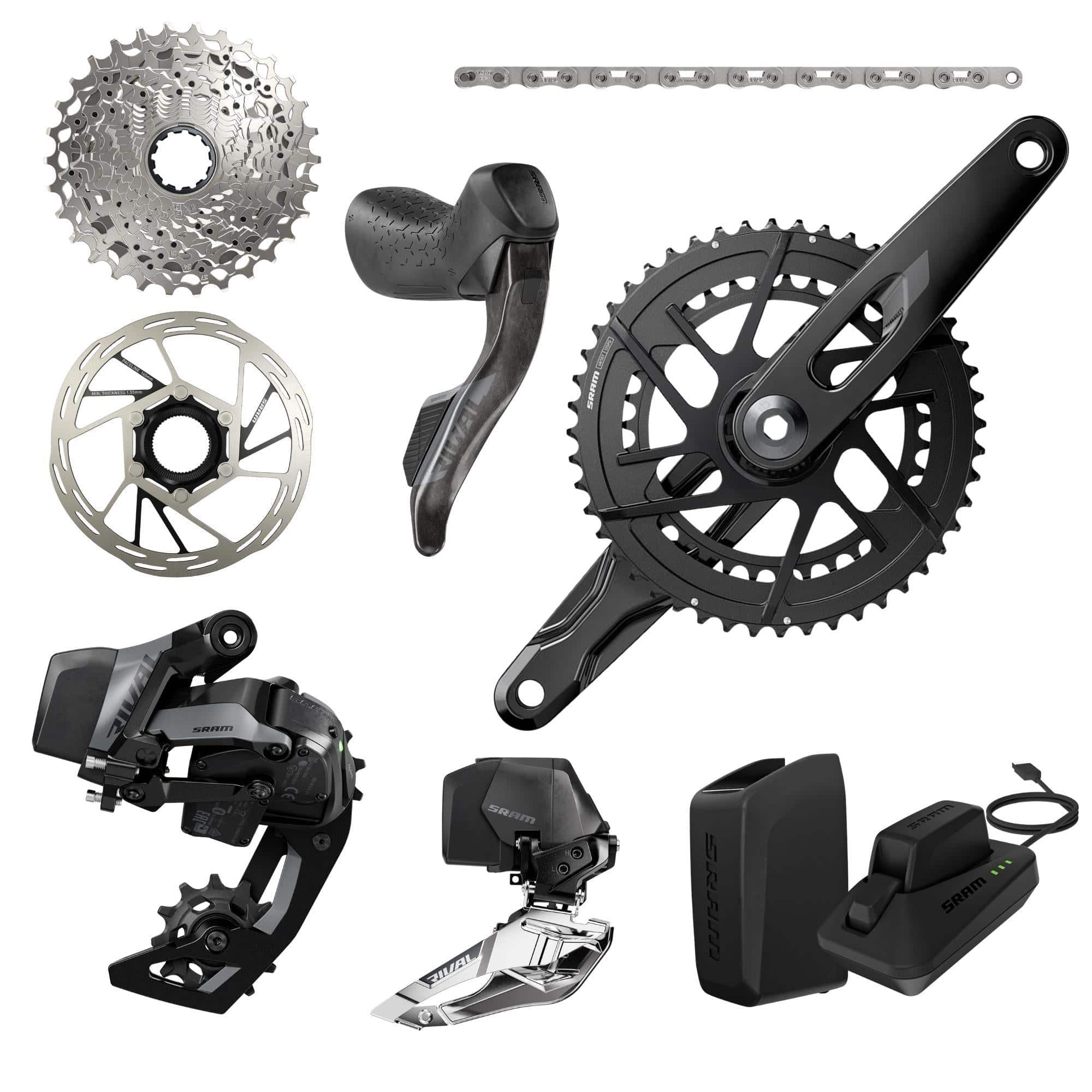 SRAM Rival AXS E1 2X Groupset Direct Mount 4835T