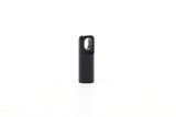 Black Fatty's Valve Dustcap with integrated valve removal tool for easy workshop maintenance, showing the dustcap and tool in black.