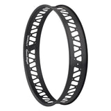 Surly Clown Royal 24-inch fat bike rim with tubeless-ready design for 6.2-inch Molenda tire, lightweight aluminum component.
