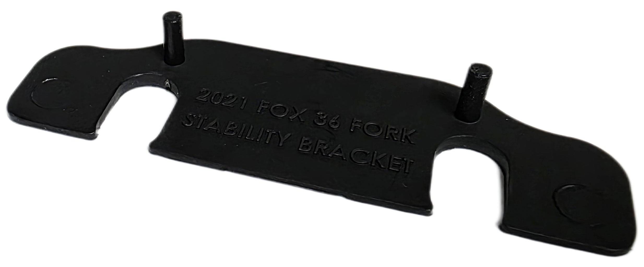 RRP Rapid Racer Fox 36 stability bracket for ProGuard Bolt-On V1 mudguard in black, designed for mountain bike protection accessories.