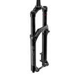 RockShox ZEB Select Charger RC MTB fork with LinearXL Air Spring and Delta RC Damper, showing the suspension components and branding.