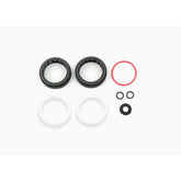 rock shox fork dust wiper upgrade kit 38mm black flangeless ultra low friction skf seals includes dust wipers 6mm foam rings zeb a 2021 p92303