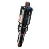 RockShox Deluxe Ultimate RCT rear shock for e-bike, showing the high-performance suspension component with adjustable settings.