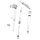 Rockshox Spare - Seatpost Post Clamp Kit - (Includes Clamp, Nuts & Bolts) - Reverb Stealth C1 (2020)