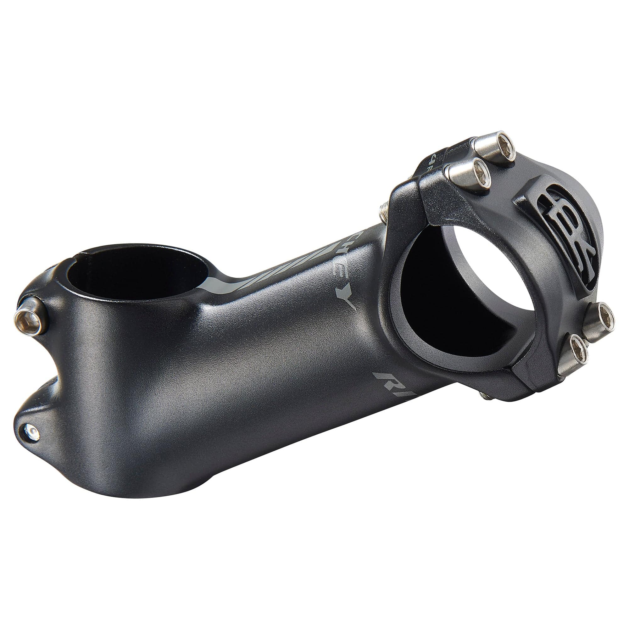 Ritchey Comp 4-Axis Adjustable 30° bike stem for 31.8mm handlebars, showing the sleek metallic design and adjustable mechanism.