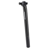 Ritchey 2-bolt seatpost with adjustable clamp showing the sleek metal design and tightening mechanism for precise saddle positioning.