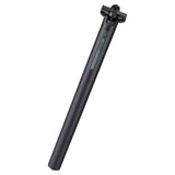 Ritchey Comp Carbon Zero Offset Seatpost with no-slip saddle clamp in black, 27.2mm to 31.6mm diameter, cycling component