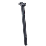 Ritchey WCS Zero Offset Seatpost with 2-bolt clamp in multiple diameters 27.2mm to 31.6mm, showing sleek black design and clamp mechanism.
