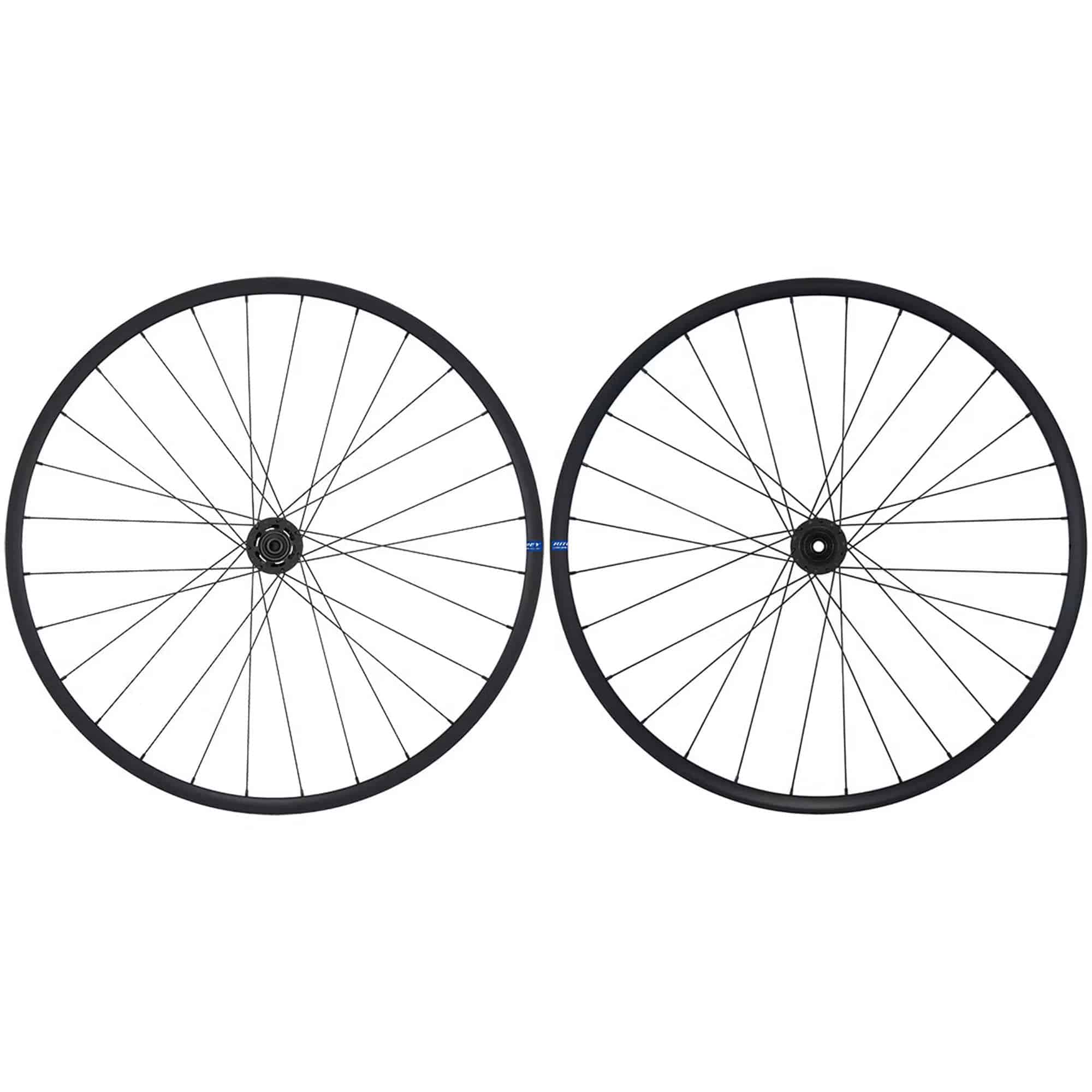 Ritchey WCS Zeta GX Boost gravel disc wheelset with tubeless-ready rims and black spokes, designed for off-road cycling.