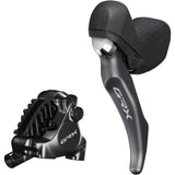 Shimano GRX BL-RX810 GRX hydraulic disc brake lever bled with BR-RX820 calliper