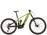 Trek Rail+ 8 electric mountain bike with Shimano Deore XT groupset and Gen 5 motor, shown from the front angle.