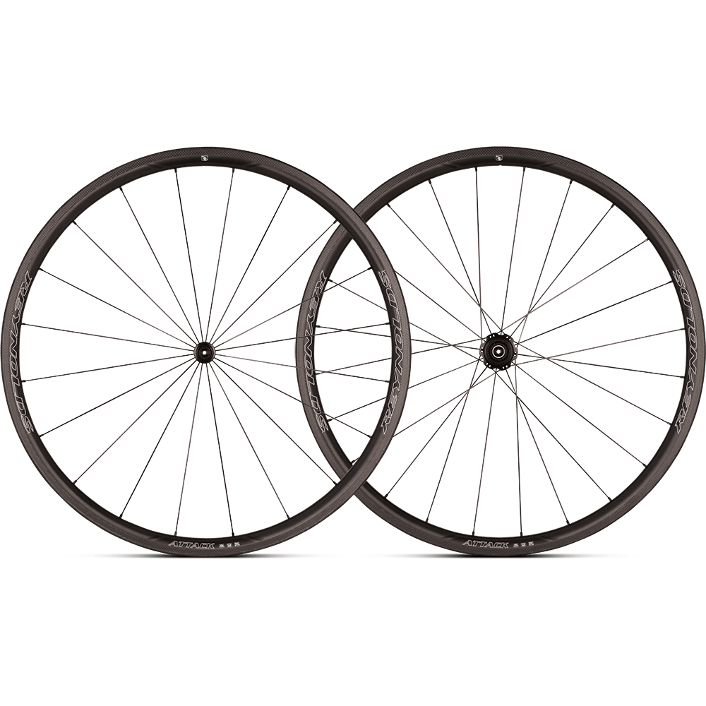 Reynolds front end cap for GW RB QR E23-E23/E50-E50 rim brake wheelsets, showing the black component with Reynolds branding.