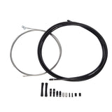 sram brake cable slickwire pro road brake cable kit 5mm 1x 850mm 1x 1750mm 1 5mm pol ss cables 5mm kevlar reinforced linear strand housing ferrules end caps frame protectors p138955