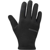 Shimano unisex light thermal gloves with touchscreen fingertips and durable palm for outdoor cycling or cold weather activities.