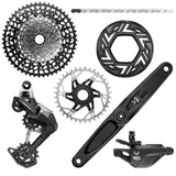 SRAM Eagle 90 EMTB groupset with Brose crank, GX chain, and XS-1275 10-52T cassette for mountain bikes.