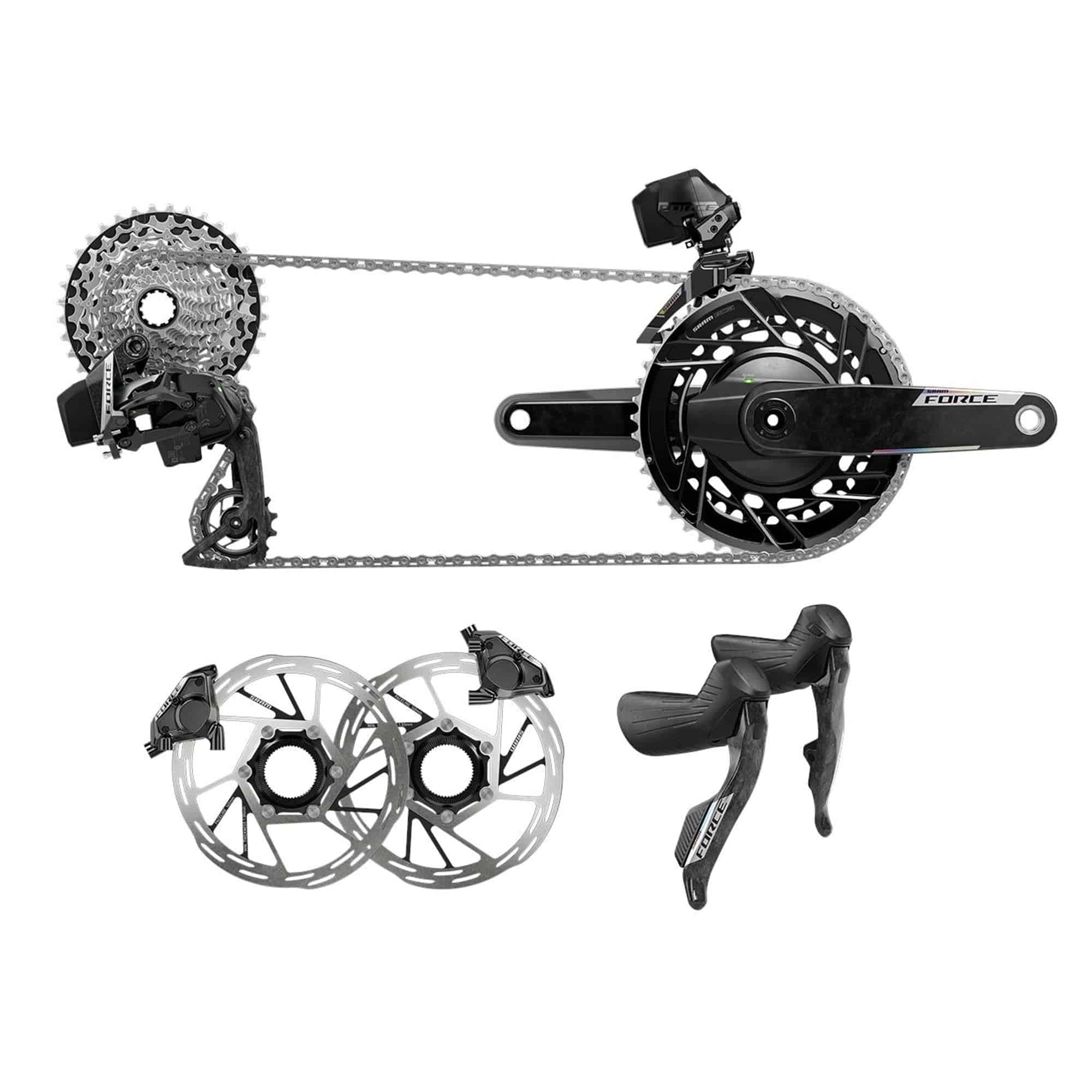 Sram Force Axs 2X E1 Electronic Hrd Groupset
