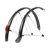 SKS Mountain Guards Chromoplastics 26-inch full coverage MTB mudguard set with durable plastic fenders for mountain biking.
