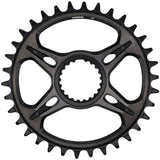 Shimano XTR SM-CRM95 12-speed 1X DCE single chainring for M9100/20/30 cranksets, featuring durable metal construction and gear teeth.