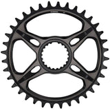 Shimano XTR SM-CRM95 12-speed 1X DCE single chainring for M9100/20/30 cranksets, showing the black component with teeth.