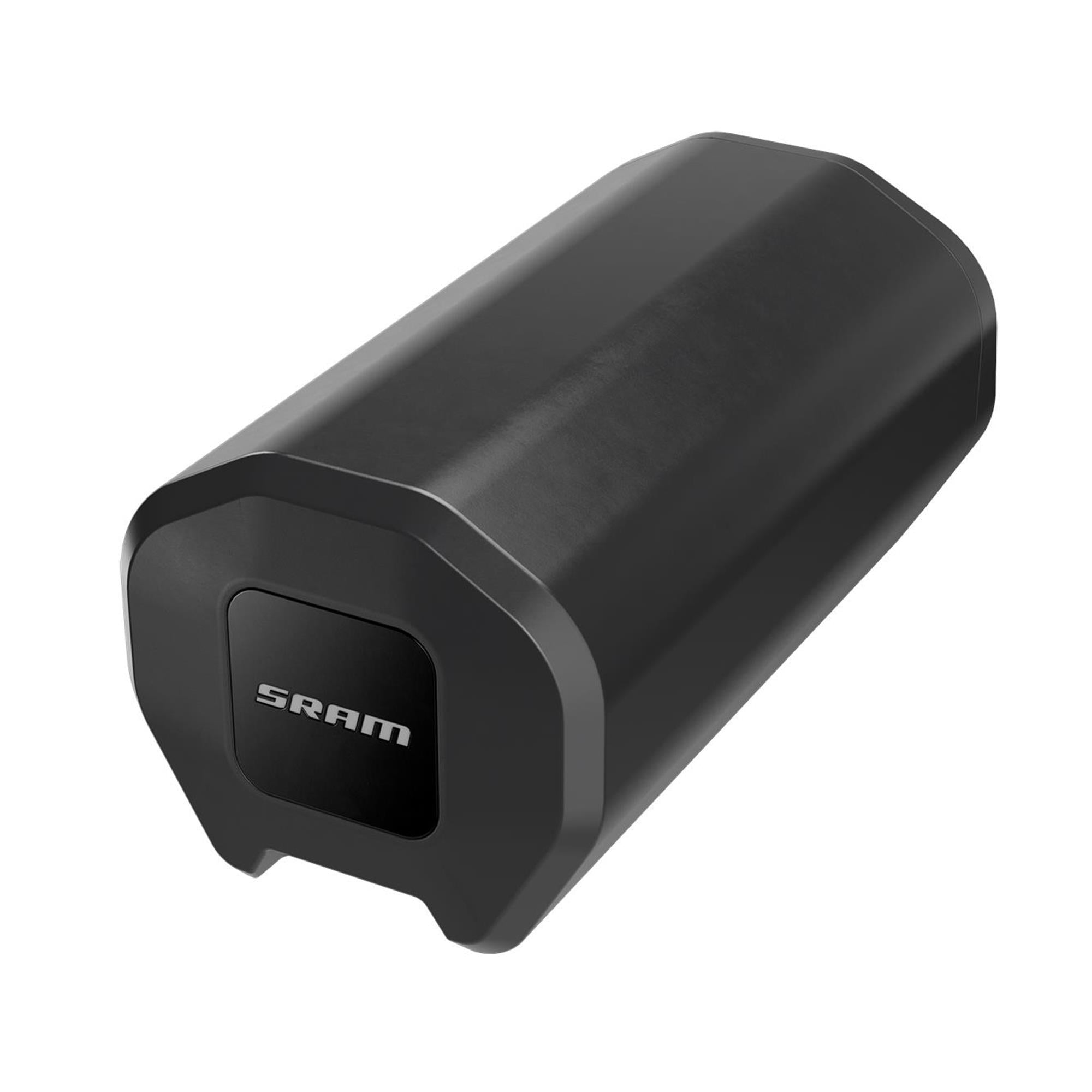 SRAM Range Extender 250Wh battery for Eagle e-bike system, showing the compact black component with branding and connectors.