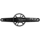 SRAM NX Eagle DUB 12-speed black crankset with 32T X-SYNC 2 steel chainring for mountain biking components.