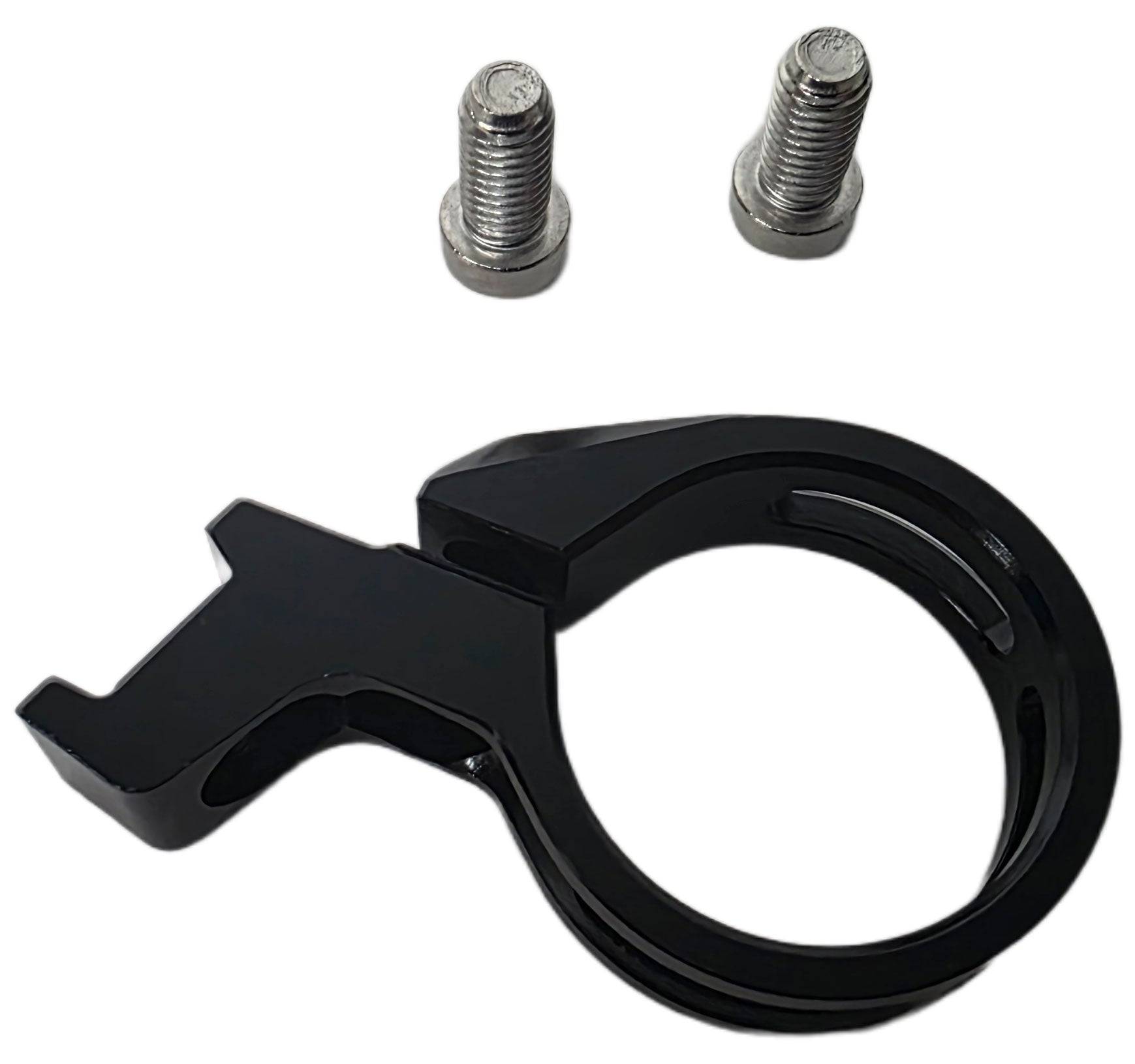 SRAM Eagle AXS electronic controller discrete clamp spare with two bolts, bike component for wireless shifting systems.