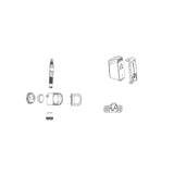 Quarq Tyrewiz Tl Valve And Skirt Kit For Zipp 303 Firecrest Disc (2 Tubeless Valves With 2 Rim Skirts And Valve Core Removal Tool)