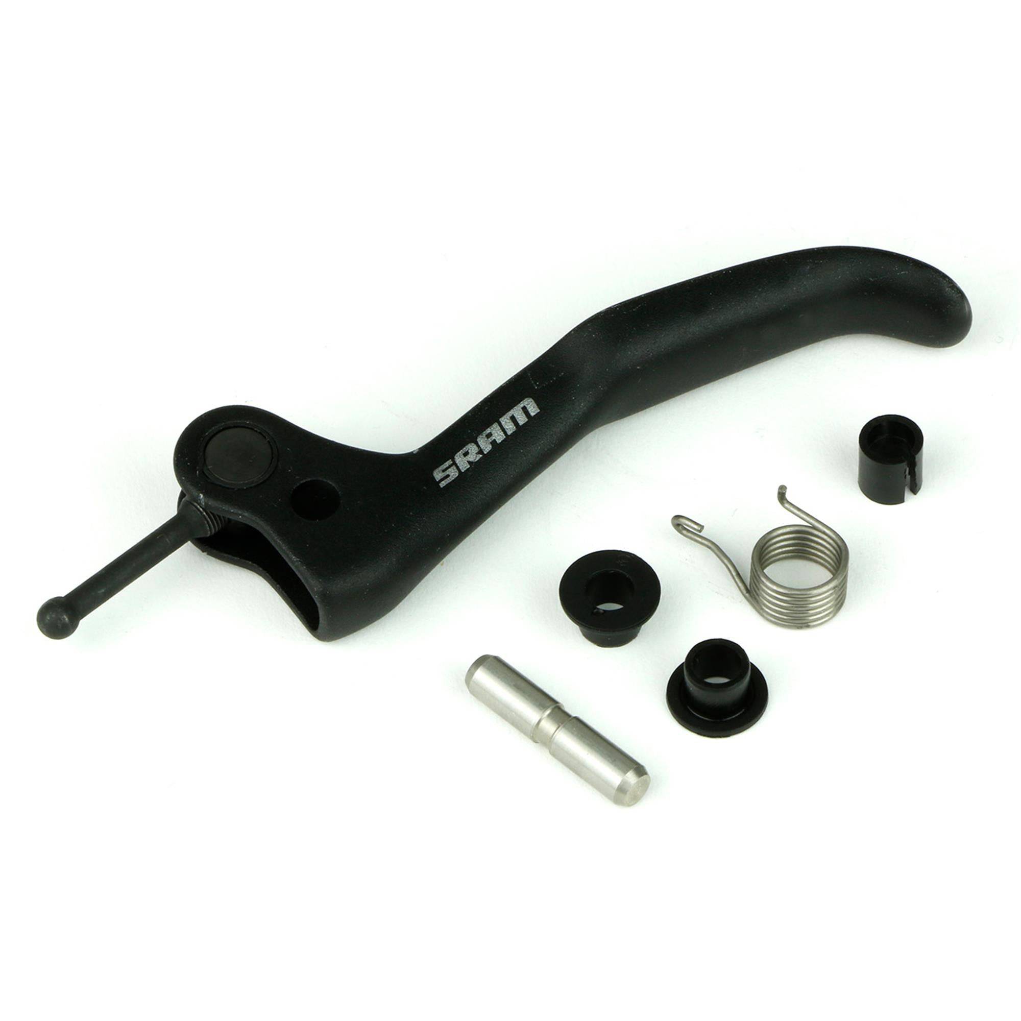 SRAM black aluminium disc brake lever blade kit for DB8 Stealth B1+ and DB6/4 A1+ bike disc brake components.