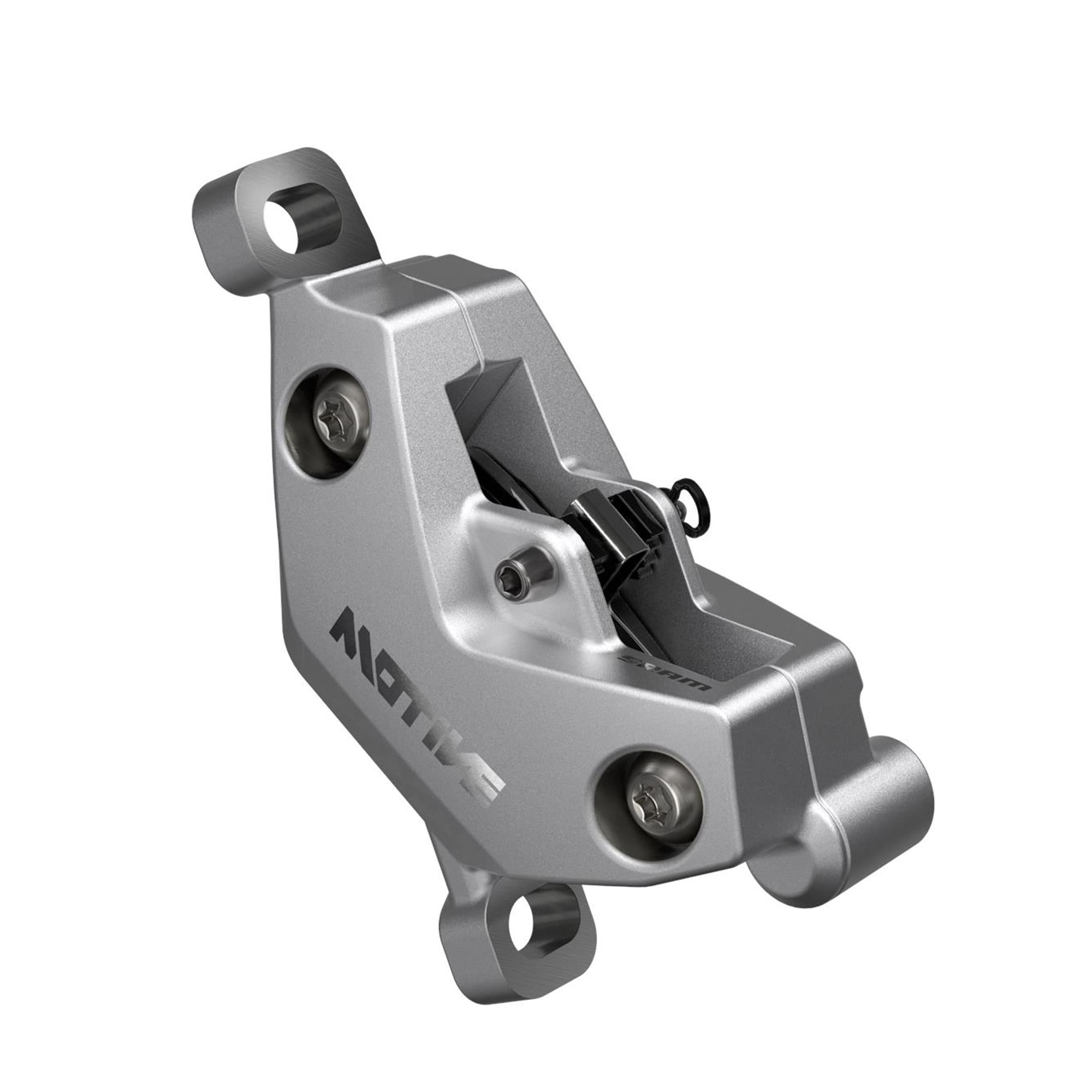 Sram Disc Brake Caliper Assembly - (Assembled, No Hose) Clear Anodized - Motive Ultimate A1+