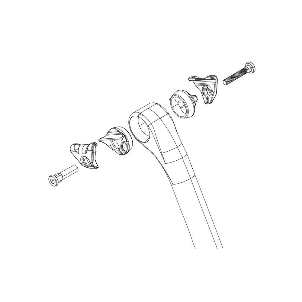 Zipp Spare - Seatpost Bolts, Nuts, Upper And Lower Clamp Service Course SL Carbon