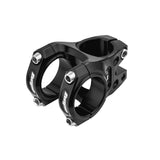 Hope Gravity Stem for bikes, durable component connecting handlebar and fork, shown in black with sleek design.