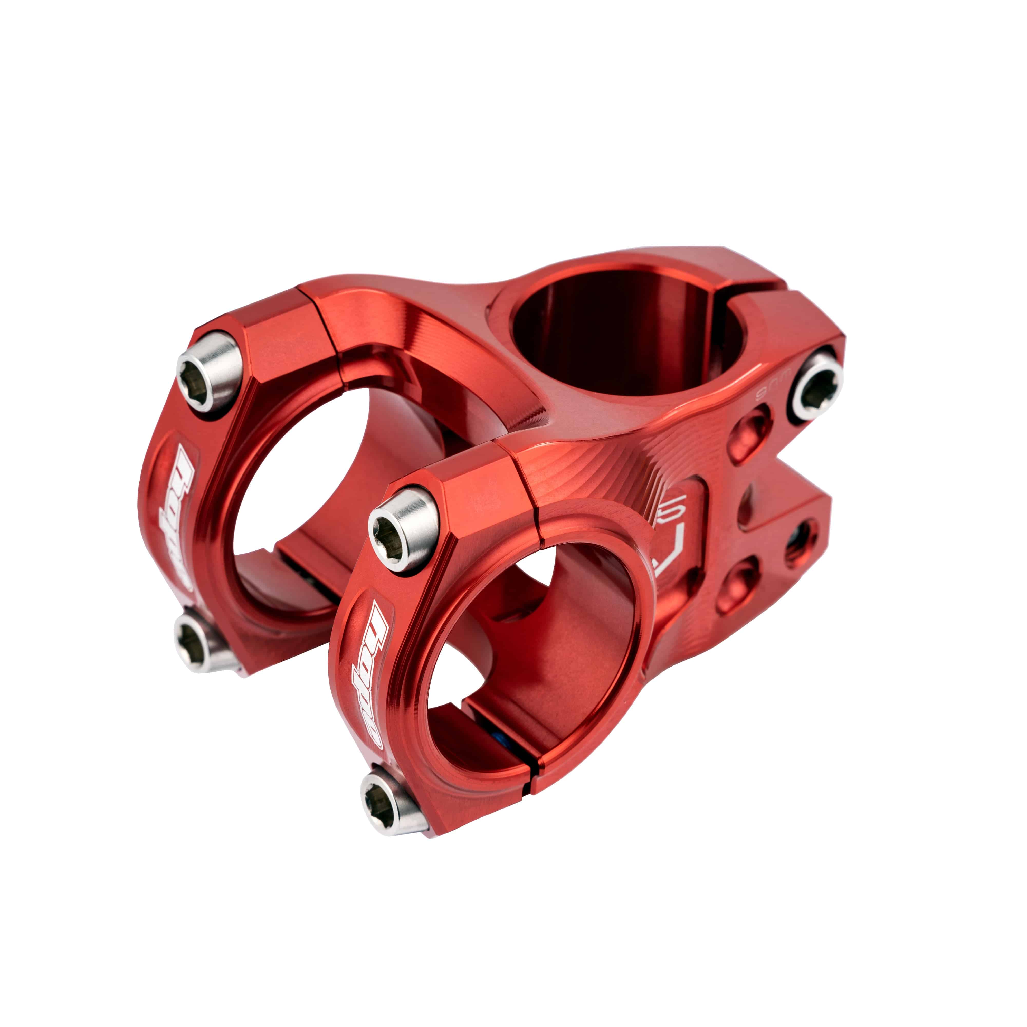 Hope Gravity Stem bike component, durable black handlebar and fork connection, designed for stability and reliable performance.