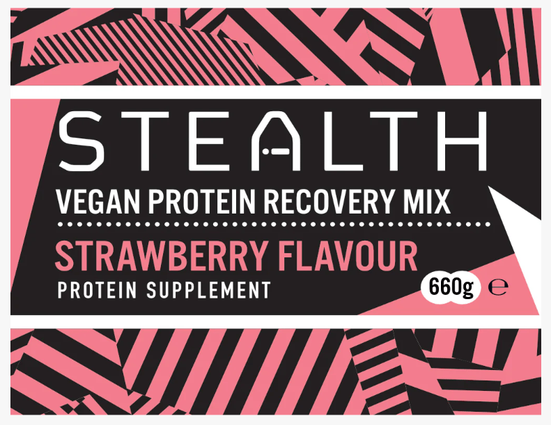 Stealth Vegan Recovery Protein Strawberry 660g | Swinnerton Cycles