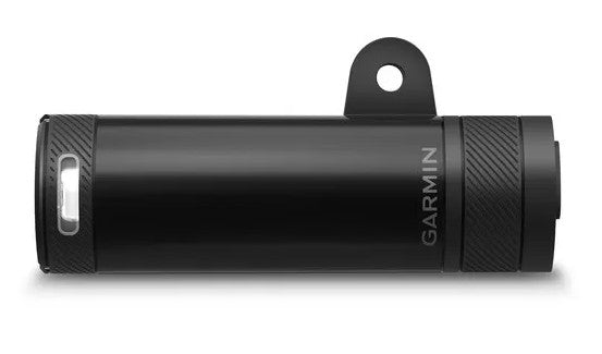Garmin Varia UT800 Trail Edition smart cycling headlight with 800 lumens, mounted on a bike handlebar, for enhanced visibility.