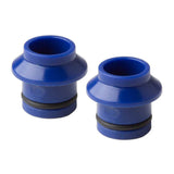 SeaSucker 15x100mm Huske Plugs for bike front hub mounting, pair of black accessories for secure attachment.