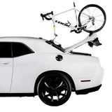 SeaSucker Talon 1 Bike Rack with HUSKE Fork Mount, vacuum cup carrier for car bikes, mounted on vehicle with bike secured in place.