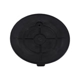 Black SeaSucker replacement vacuum pad, 15 cm diameter, designed for secure mounts and racks, shown attached underneath.