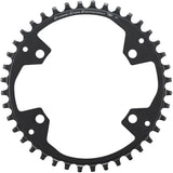 Shimano CUES FC-U6000-1 11/10/9 speed single chainring for MTB and urban bikes, with black finish and mounting holes.