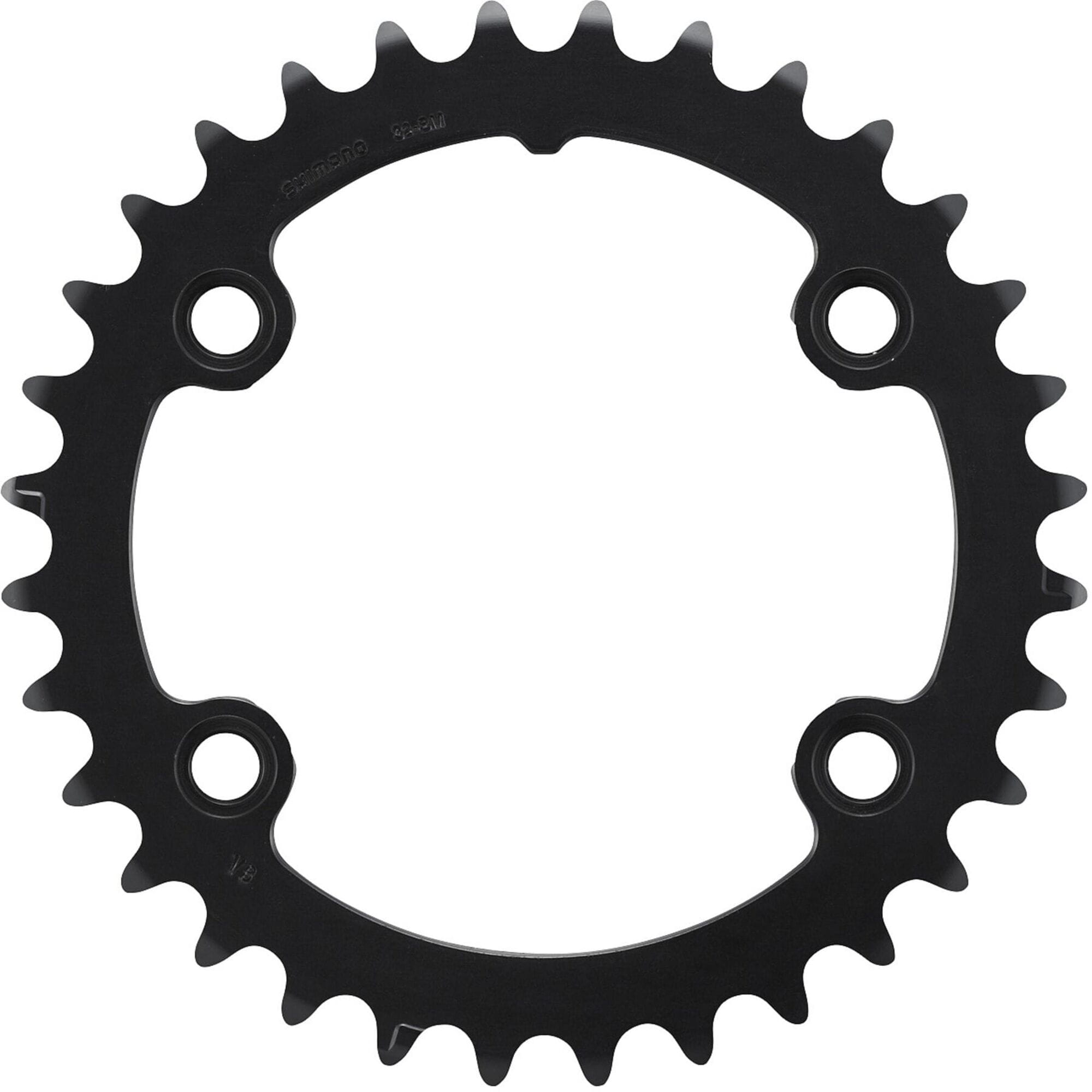 Shimano CUES FC-U8000-2 32T double inner chainring for 11-speed cranksets, compatible with 46-32T Shimano CUES components.