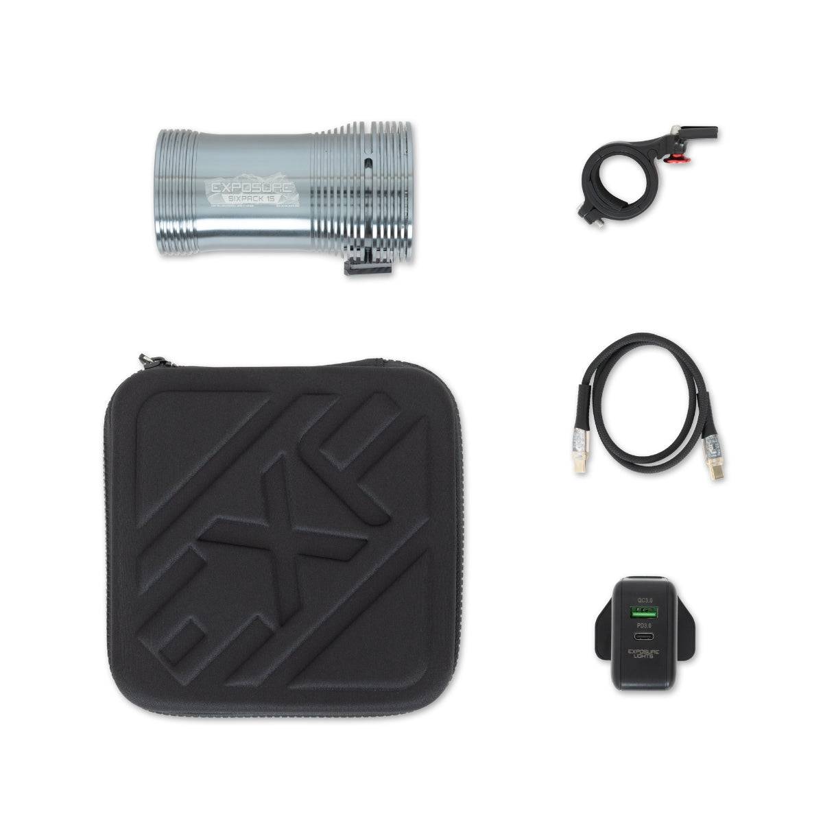 Exposure Six Pack Mk15 Gun Metal Black | Swinnerton Cycles