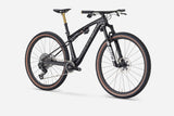 Trek Supercaliber SLR 9.9 XX AXS Flight Attendant cross-country mountain bike, front view with sleek frame and suspension details