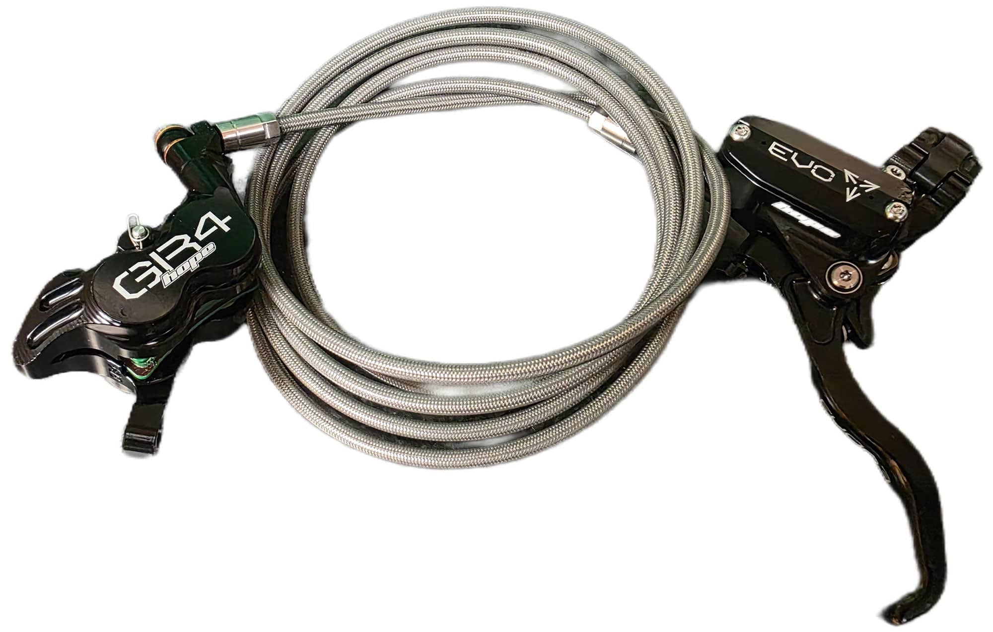 Hope Tech 4 EVO GR4 - Braided - No Rotor | Swinnerton Cycles